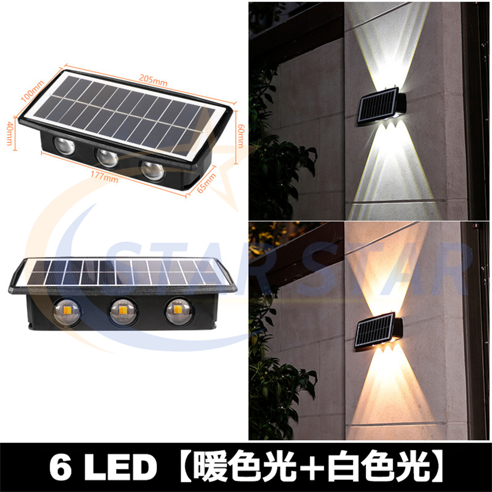 ソーラーライト LEDガーデンライト 4LED/6LEDスポットライト 屋外 庭