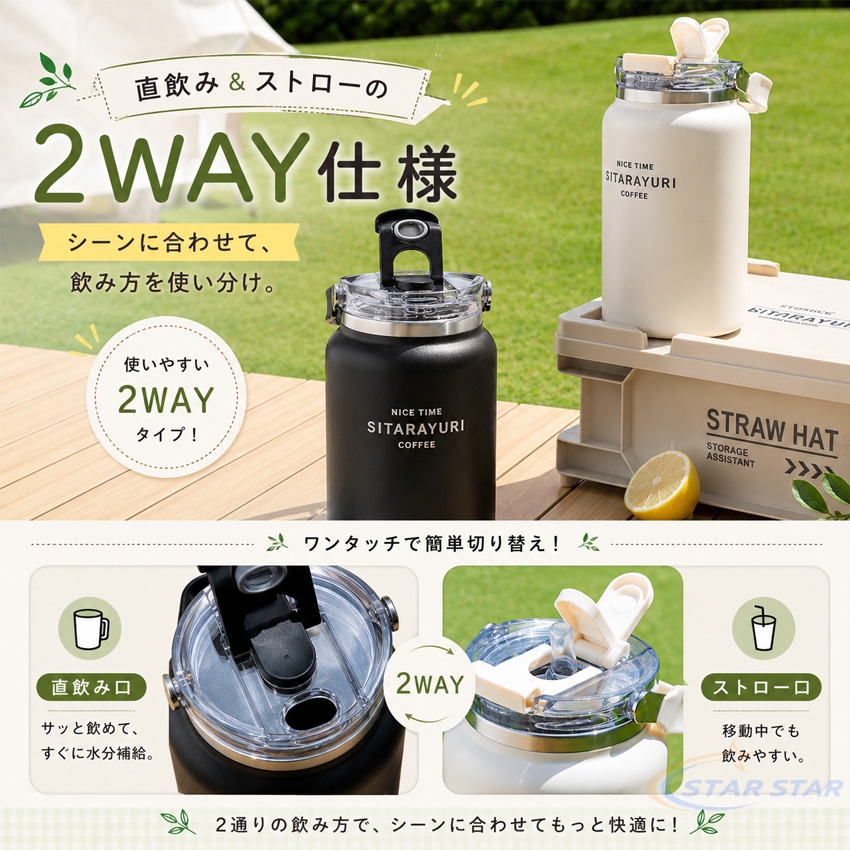 水筒 1.5リットル 1.2リットル 大容量 1.5リットル 保冷 スポーツジャグ ジャグ 直飲み 水筒 ハンドル付 大人 こども 子供 1.5L スポーツ 大容量 関連画像3