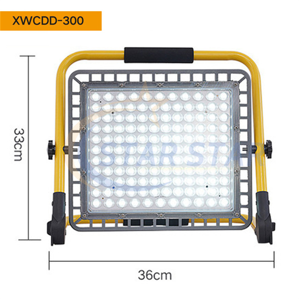 LED投光器 ポータブル投光器 充電式 100/200/300/400W 作業灯 高
