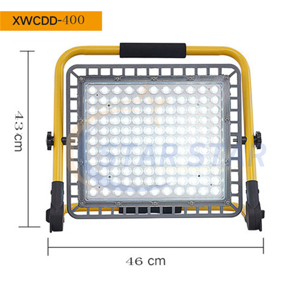 LED投光器 ポータブル投光器 充電式 100/200/300/400W 作業灯 高