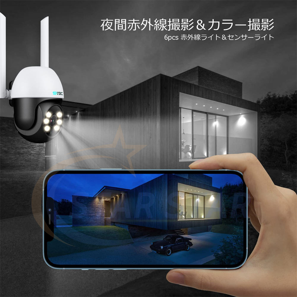 新品未使用】見守りカメラ IO DATA 100万画素 パン＆チルト マイク