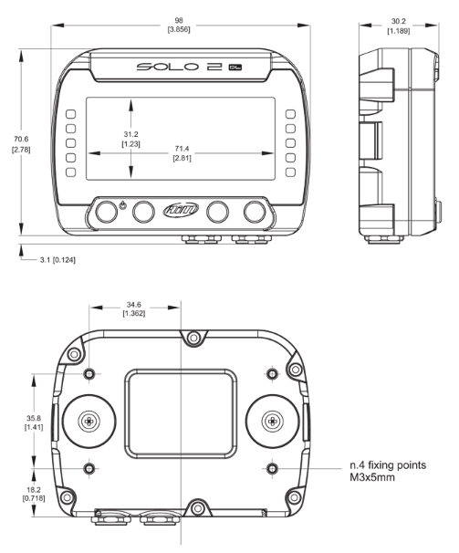 Aim SOLO2 DL GPSラップタイマー計測器 データーロガー 4輪
