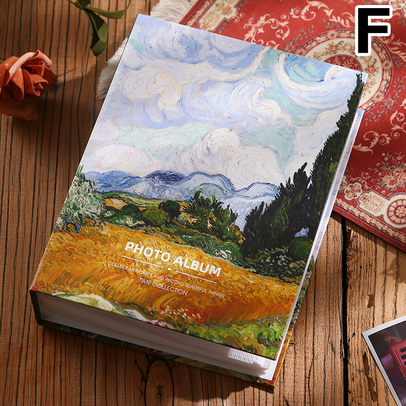 写真アルバム　L判　ゴッホ　フォトアルバム　ポケットアルバム　200枚収納　ゴッホ　収納写真サイズ　写真 収納　大容量アルバム　送料無料 |  | 06