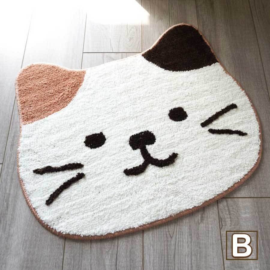 玄関マット 猫 滑り止め 洗面所 耐磨耗性 業務用 かわいい 洗える