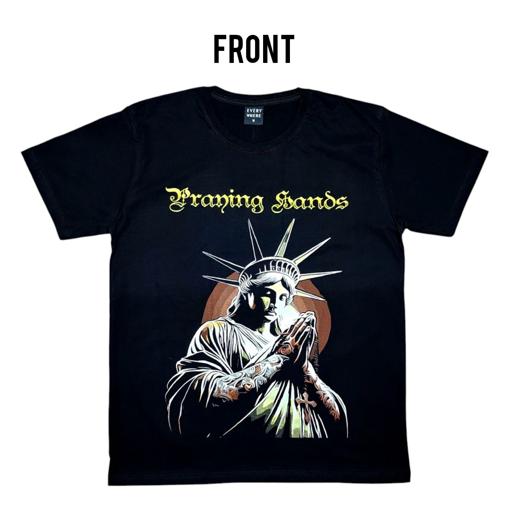 プレイングハンズ パロディTシャツ 面白Tシャツ 自由の女神 マリア