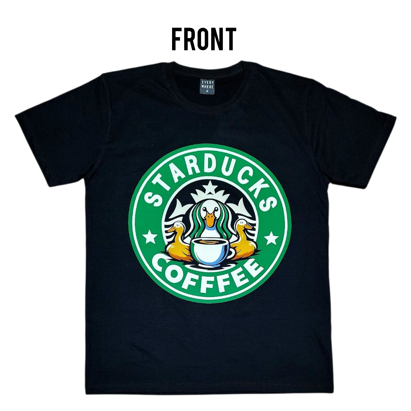 スターダックスコーヒー パロディTシャツ 面白Tシャツ スタバ風