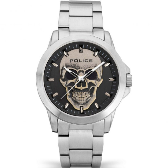 POLICE（ポリス） 【並行輸入品】ポリス スカル メンズ ウォッチ 3針