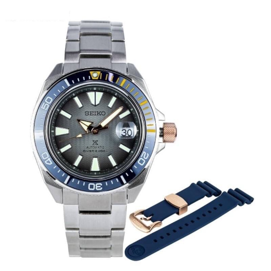SEIKO セイコープロスペック自動巻き時計 ブラック/ゴールド