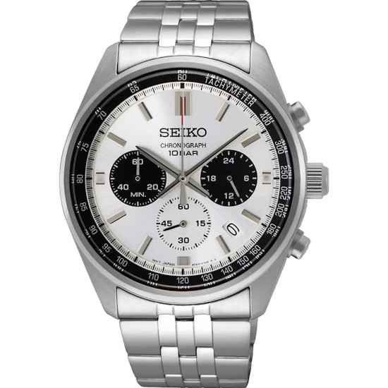 セイコー腕時計 Seiko Chronograph SSB425P1 Quartz Stainless Steel Silver