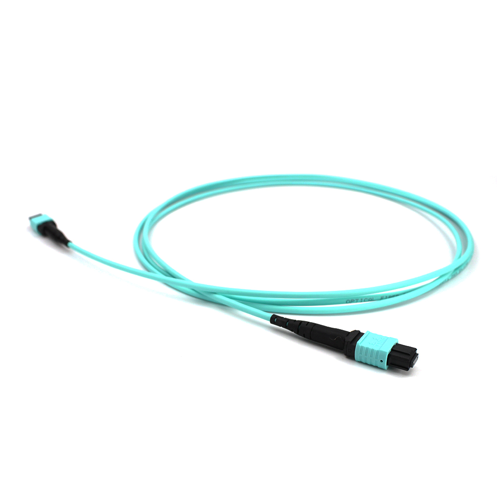 【大セール】マルチモード光ファイバーケーブルコード50メートル Fibermall 光ファイバー パッチコード OM3 マルチモード 両端MPO
