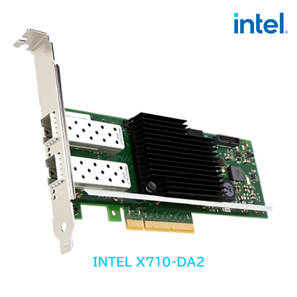 【Chaz】X710-DA2 ×2枚 & USW-Aggregation INTEL X710-DA2 純正品 10GB-Express デュアルポート SFP+ PCI-E