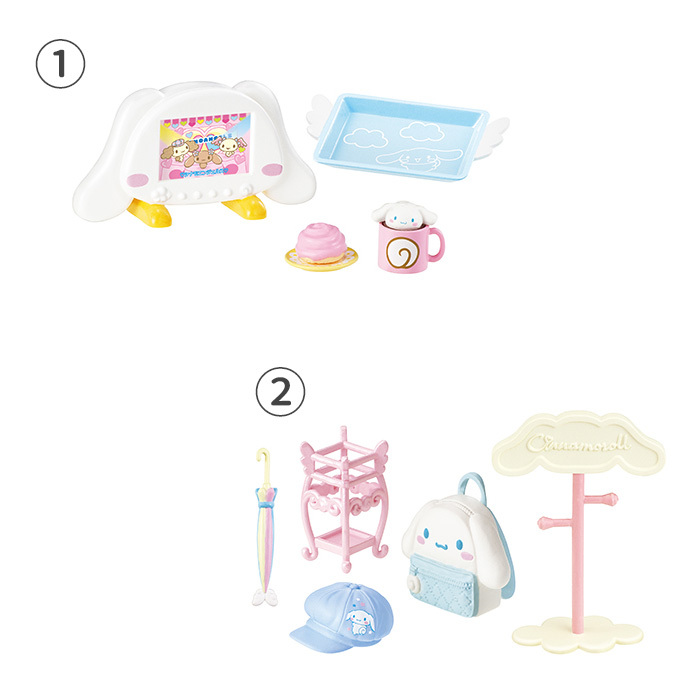 送料無料 re-ment Cinnamoroll Room シナモロールルーム 8個入り BOX