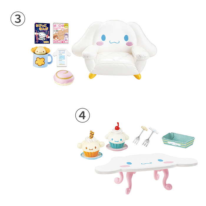 送料無料 re-ment Cinnamoroll Room シナモロールルーム 8個入り