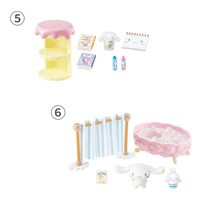 送料無料 re-ment Cinnamoroll Room シナモロールルーム 8個入り BOX