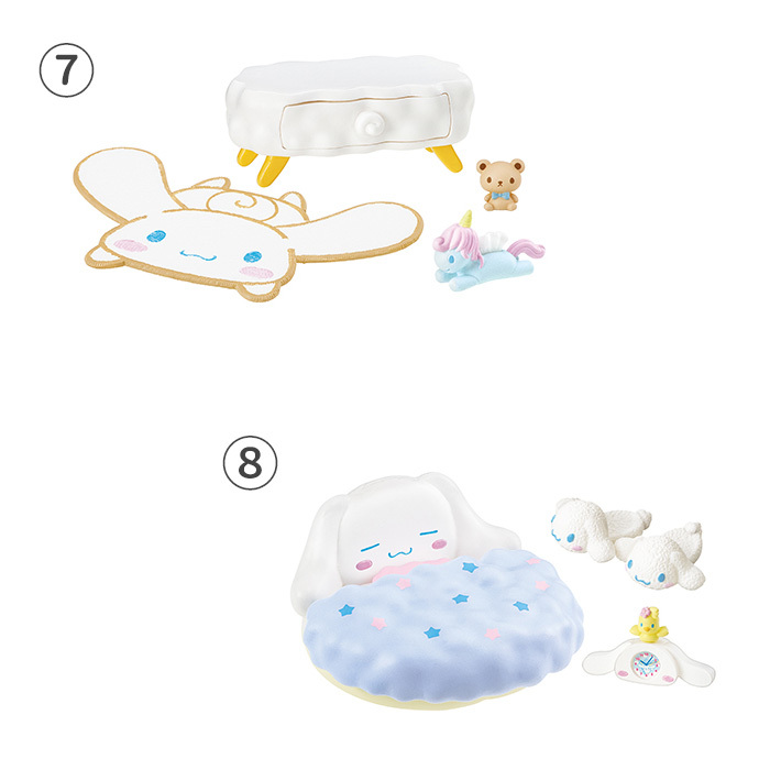 送料無料 re-ment Cinnamoroll Room シナモロールルーム 8個入り BOX