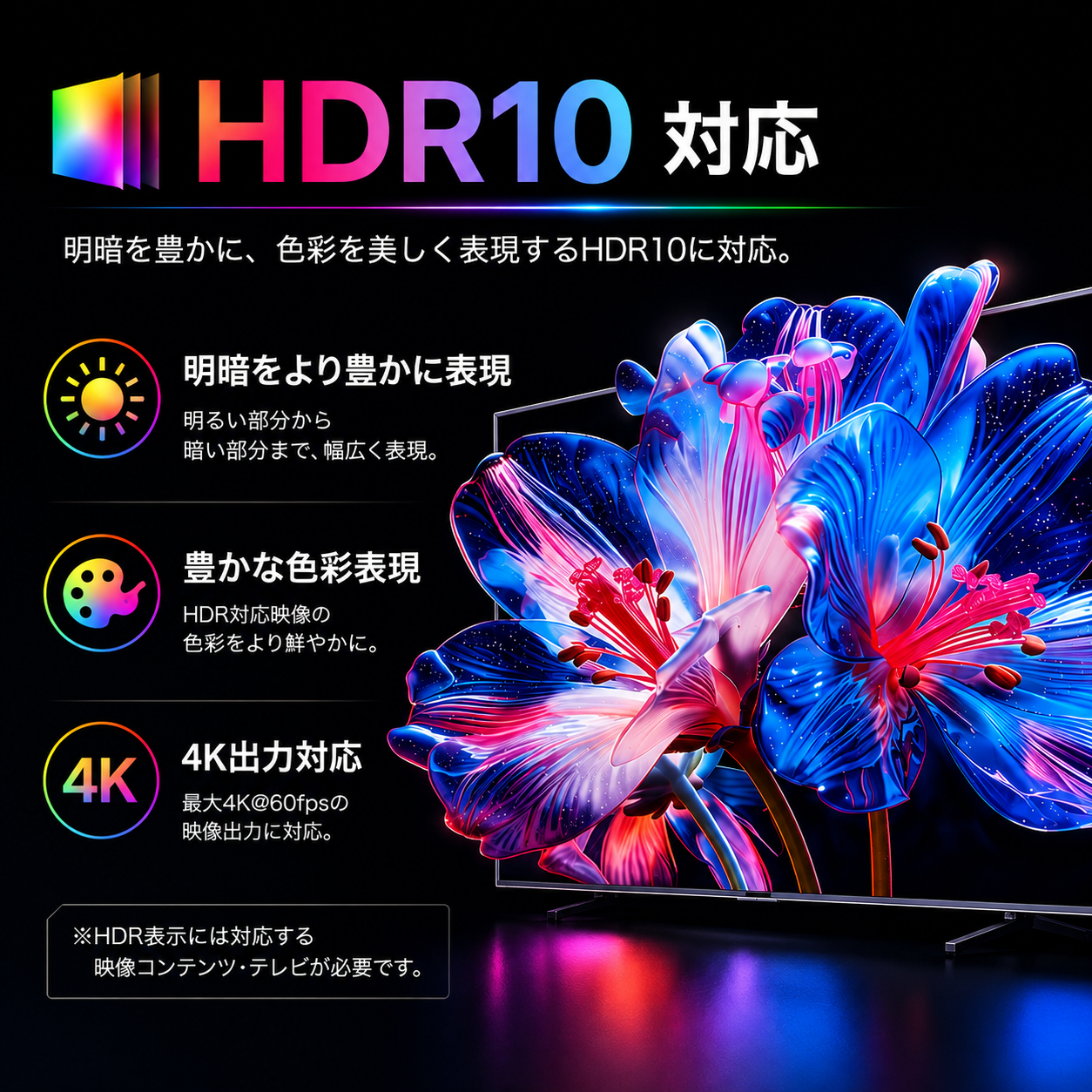 HDR10対応