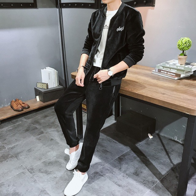 スウェット メンズ セットアップ ベロア上下 セット カジュアル ファッション 長袖ジャージ スポーティー 厚手暖かい 大きいサイズ防寒 秋冬 新作 Nan Sxz39 スタースヤ 通販 Yahoo ショッピング