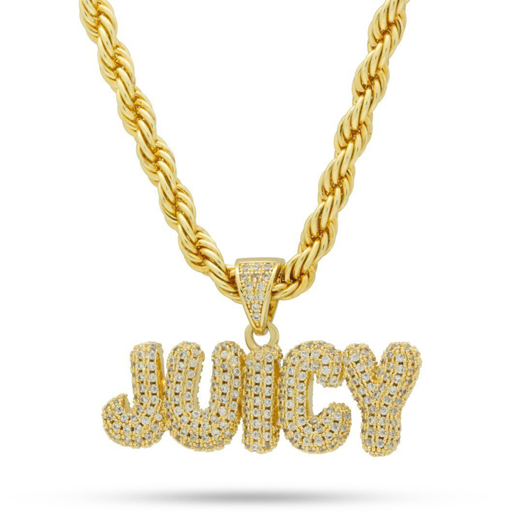 ゴールドネックレス キングアイス King Ice ビギー ノトーリアス Notorious B.I.G. メンズ / JUICY Necklace｜state｜02