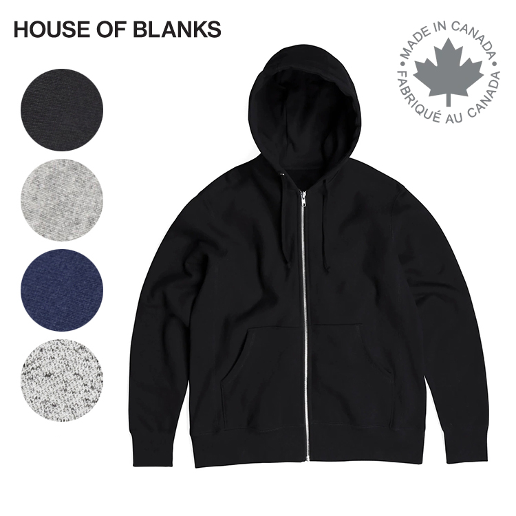 House Of Blanks ハウスオブブランクス フルジップスウェット パーカー カナダ製 Classic Hooded Zip  Sweatshirt : hob-0002 : State - 通販 - Yahoo!ショッピング