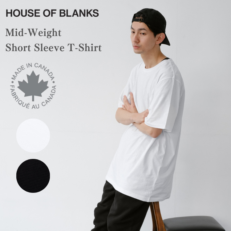HOUSE OF BLANKS（ハウスオブブランクス） クルーネック 無地 ミドル