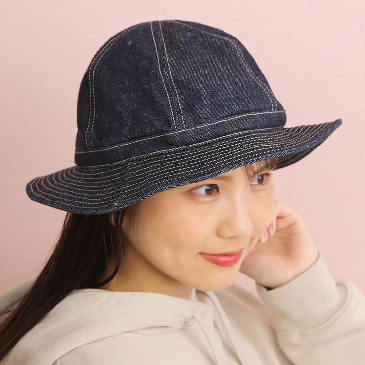 HIGHER ハイヤー セルヴィッジ デニムハット ワンウォッシュ SELVEDGE DENIM HAT メンズ レディース ユニセックス 日本製 帽子