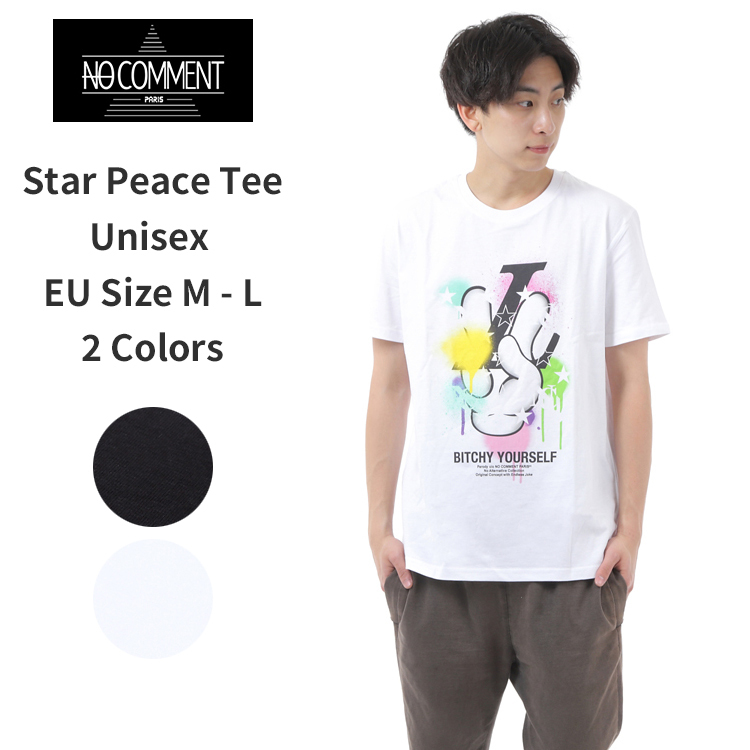 no comment ストア ロゴ tシャツ