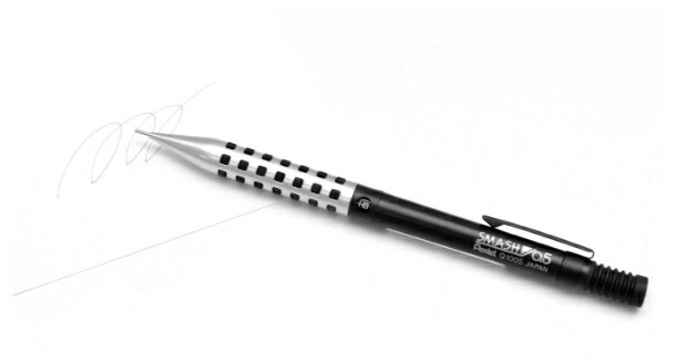 ぺんてる（Pentel） ペンテル限定スマッシュ シルバーブラック 0.5mm
