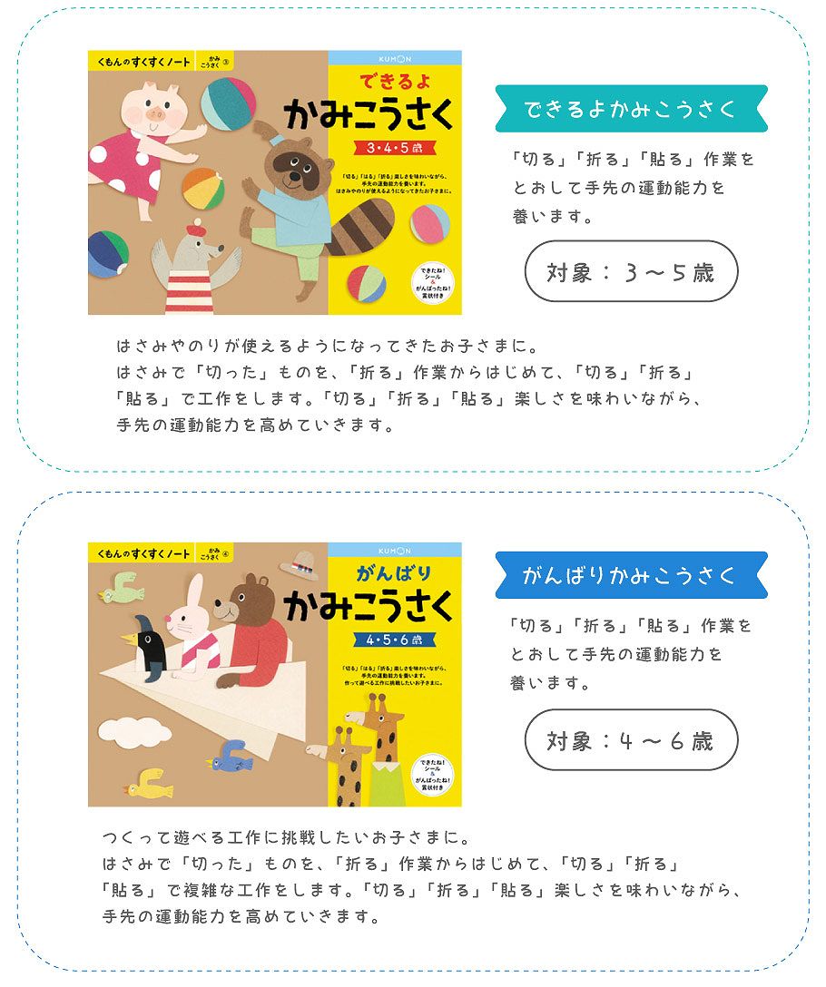 くもん出版 すくすくノート かみこうさく はじめるはさみ