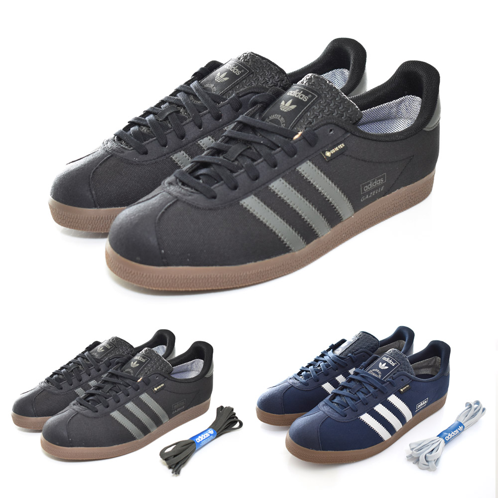 アディダス オリジナルス adidas originals スニーカー ガゼル ゴアテックス GAZELLE GTX JR2727 JR2729  メンズ Tトゥシューズ スエード ブラック ネイビー