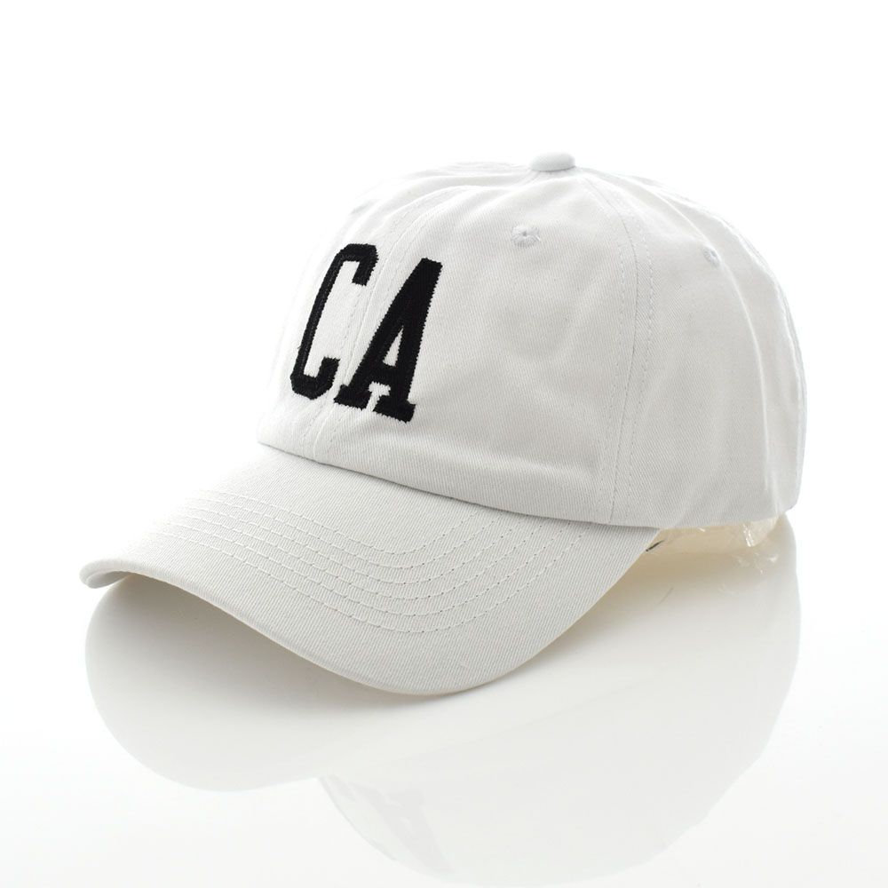 キャップ 帽子 CAマーク 6パネル ベースボールキャップ ローキャップ カーブドバイザー カリフォルニア 綿 メンズ レディース サイズ調整可能｜stay｜12
