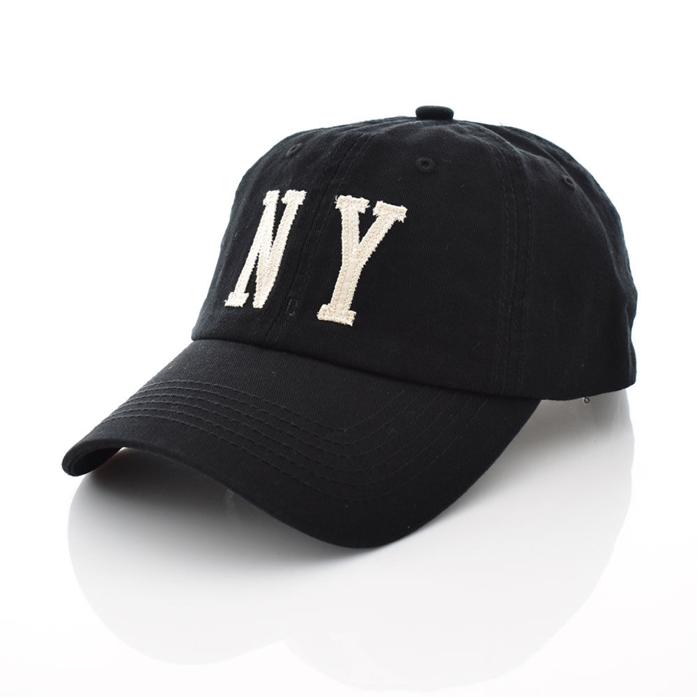 キャップ 帽子 NYマーク 6パネル ベースボールキャップ ローキャップ カーブドバイザー NEW YORK ニューヨーク 綿 メンズ レディース サイズ調整可能｜stay｜02