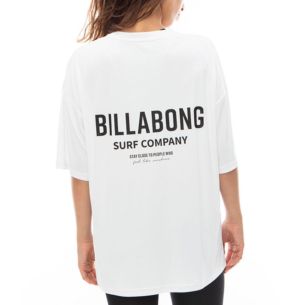 ビラボン BILLABONG レディース ラッシュTシャツ LOGO BIG RASH TEE BE...