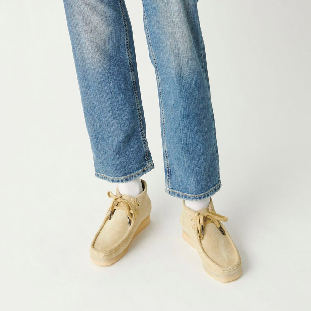 クラークス Clarks ワラビーブーツ Wallabee Boots レディース ミッド