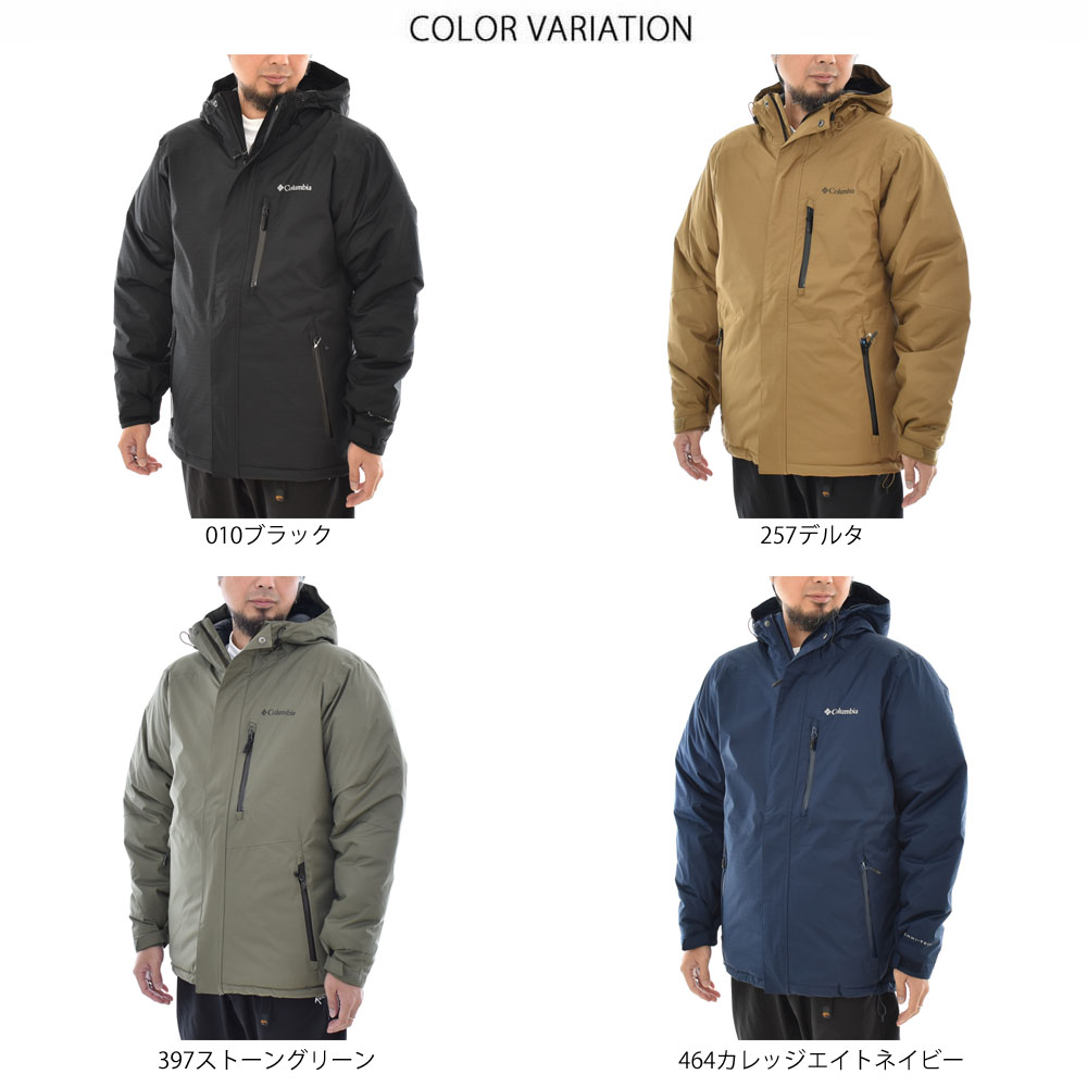 コロンビア Columbia ジャケット オークハーバーインシュレイテッドジャケット マウンテンパーカー 中綿 メンズ 黒 Oak Harbor  Insulated Jacket WE6764