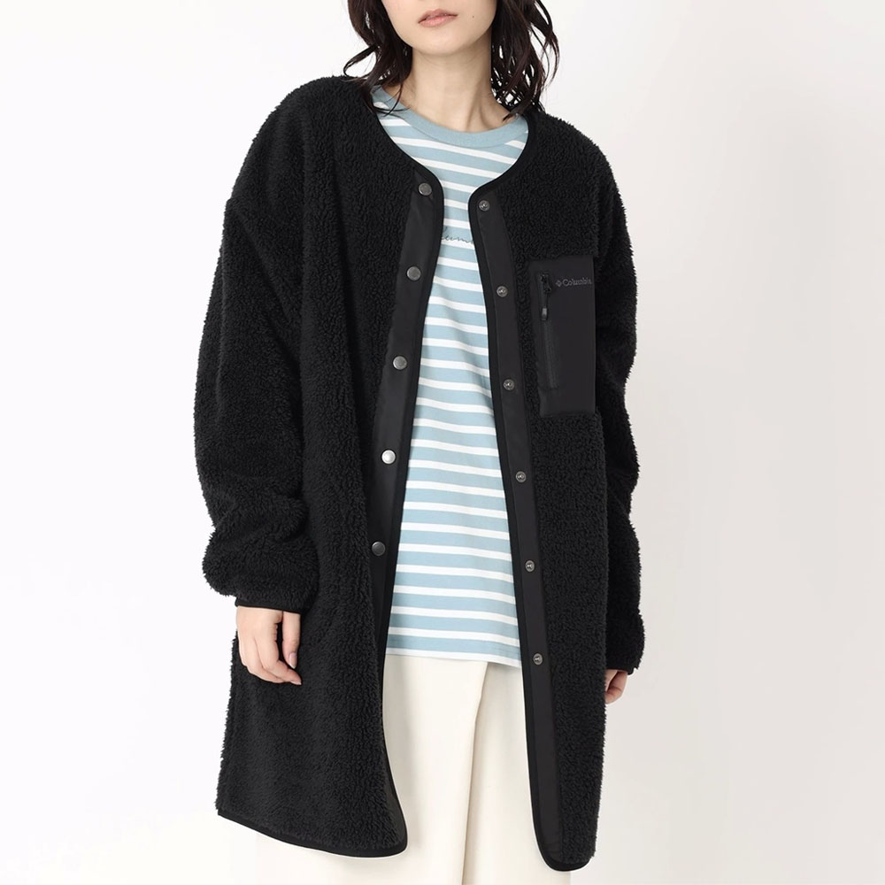 コロンビア columbia レディース ジャケット ウィメンズクリスタルベンドロングジャケット W Crystal Bend Long Jacket PL0257 ボアフリース アウトドア