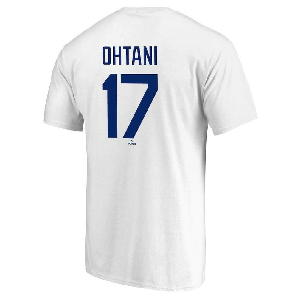 ファナティクス Fanatics Tシャツ MLB 大谷翔平 Tシャツ ドジャース Tシャツ ネーム ナンバー OHTANI 背番号 17 ML01-24AS-0002 メンズ レディース 青 白｜stay｜13