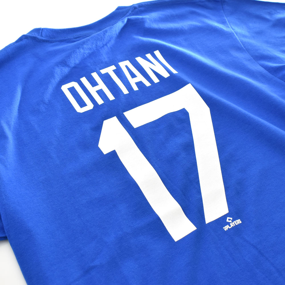 ファナティクス Fanatics Tシャツ MLB 大谷翔平 Tシャツ ドジャース Tシャツ ネーム ナンバー OHTANI 背番号 17 ML01-24AS-0002 メンズ レディース 青 白｜stay｜11
