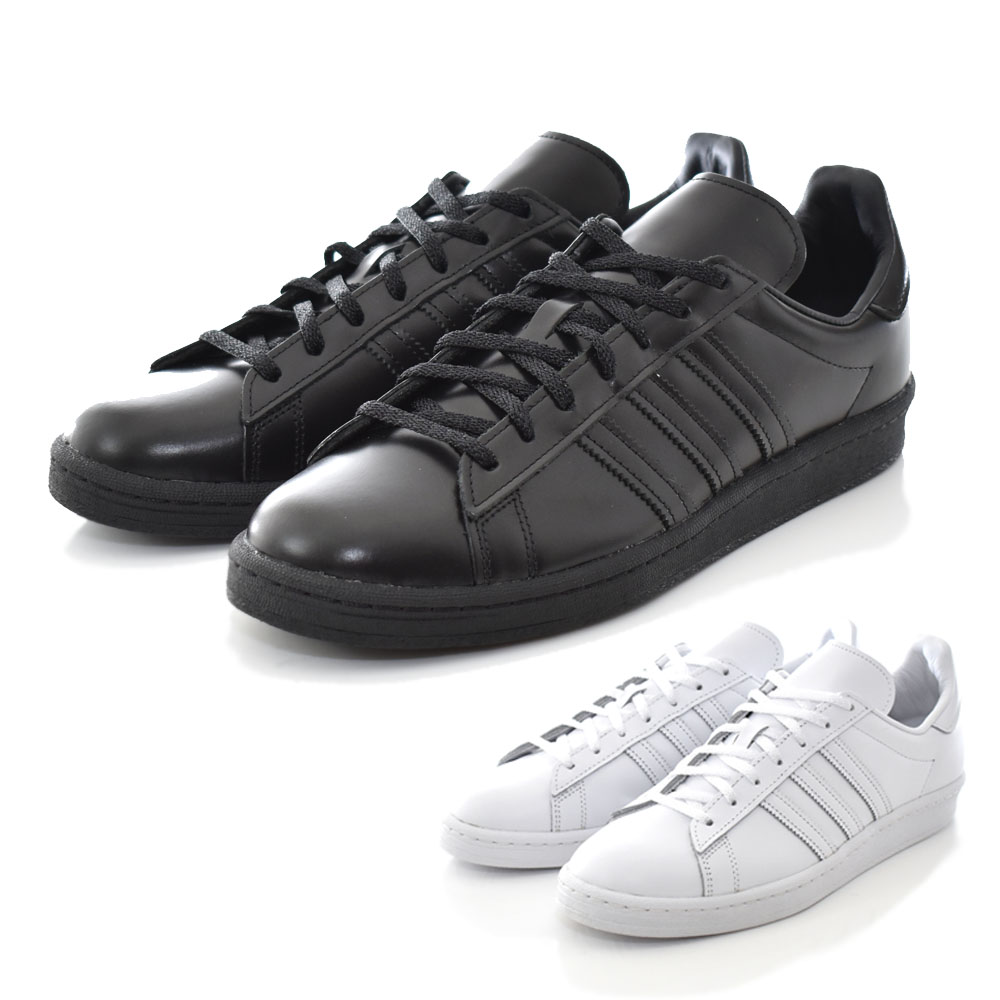 アディダス オリジナルス adidas originals スニーカー CAMPUS 80s キャンパス 80s JR2739 JR2740 メンズ レザー 天然皮革 オールブラック オールホワイト | adidas Originals