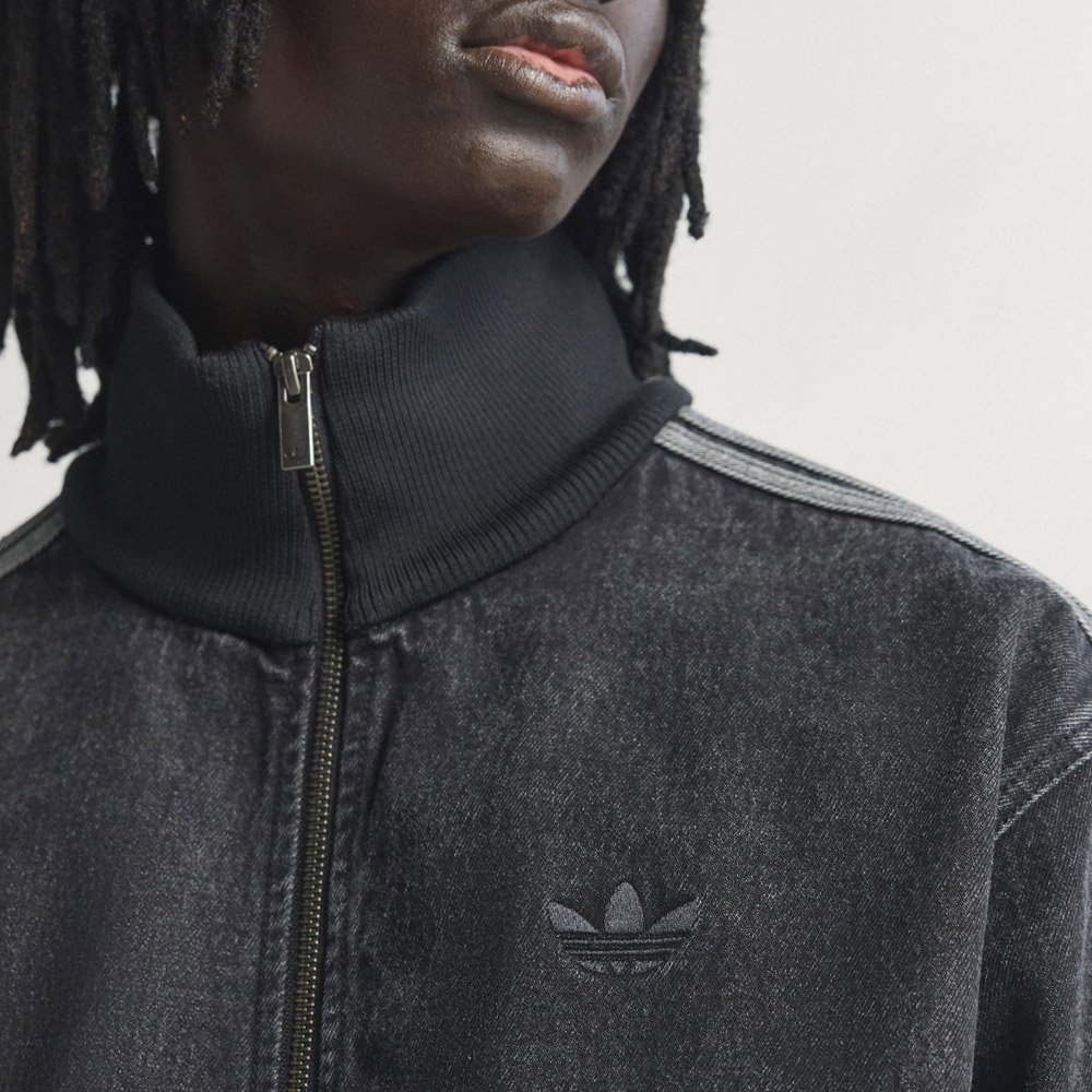 【美品 】【レア】アディダス コーデュロイ フルジップ　トラックジャケット 黒 adidas Originals アディダス オリジナルス originals ジャージ 上