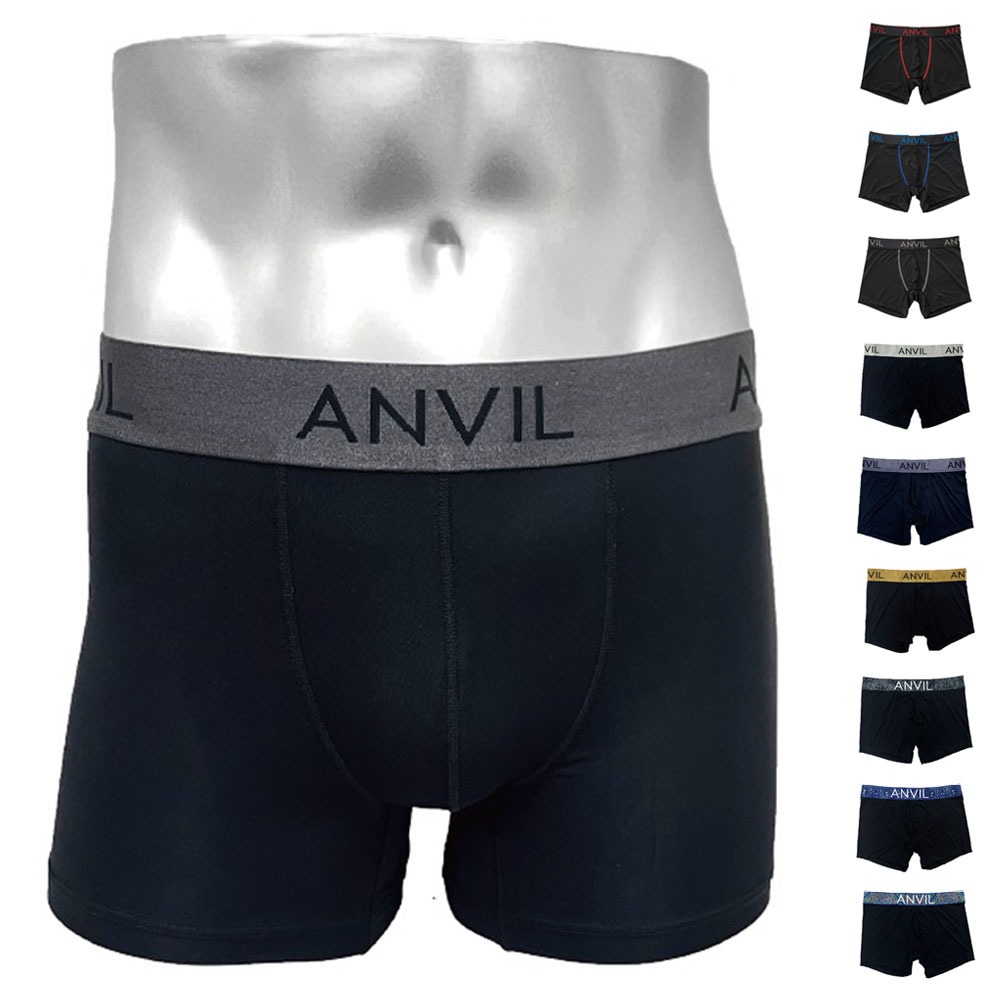 アンビル アンヴィル ANVIL ボクサーパンツ ボクサーブリーフ ナイロンボクサー ANV0604 ANV0611 ANV0607 下着 メンズ レディース オールジェンダー 前閉じ｜StayBlue