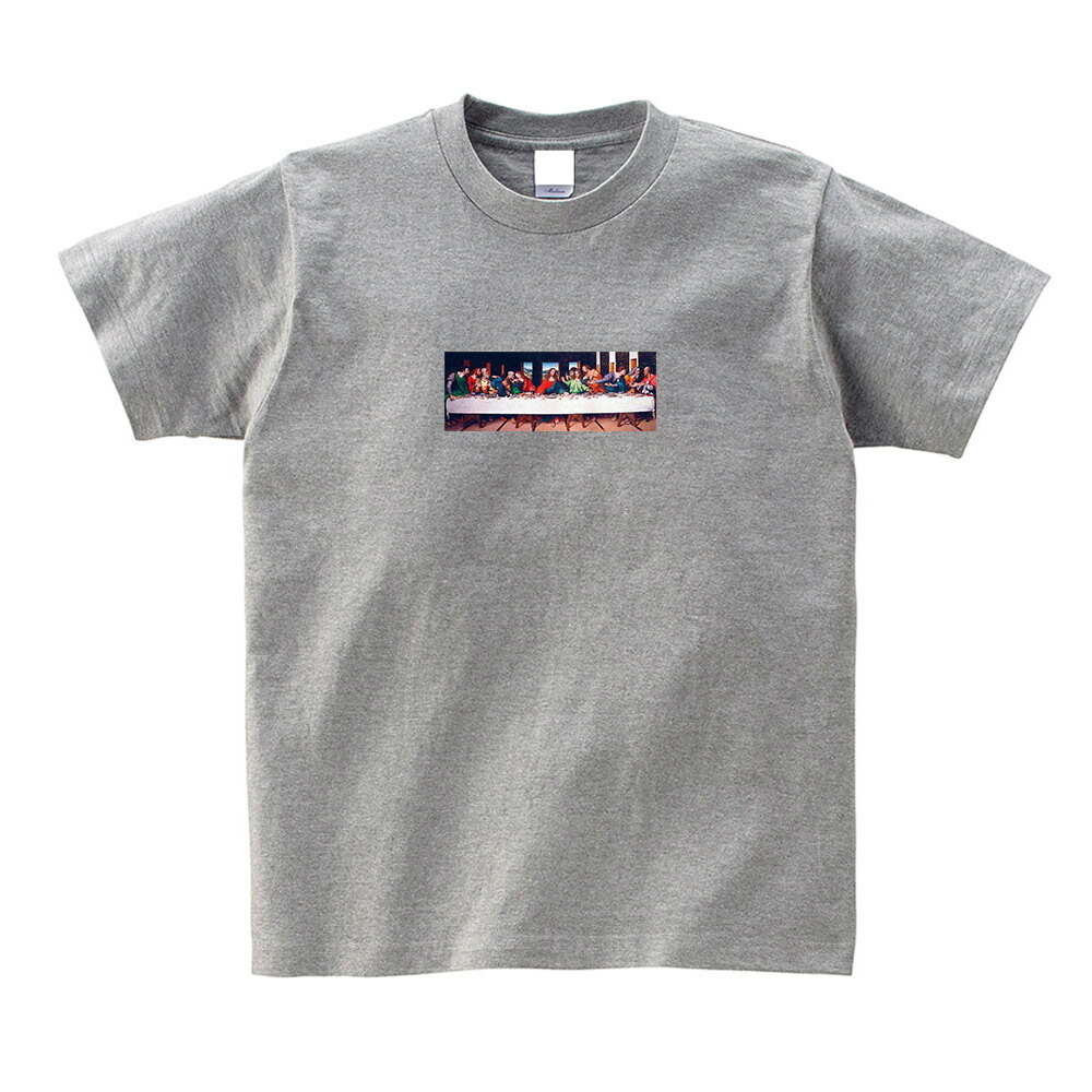 半袖 スモールアートTシャツ】最後の晩餐 Tシャツ ビビッド レオナルド 