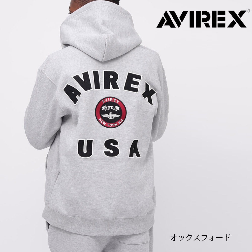 アヴィレックス アビレックス AVIREX バーシティ ロゴ スウェット