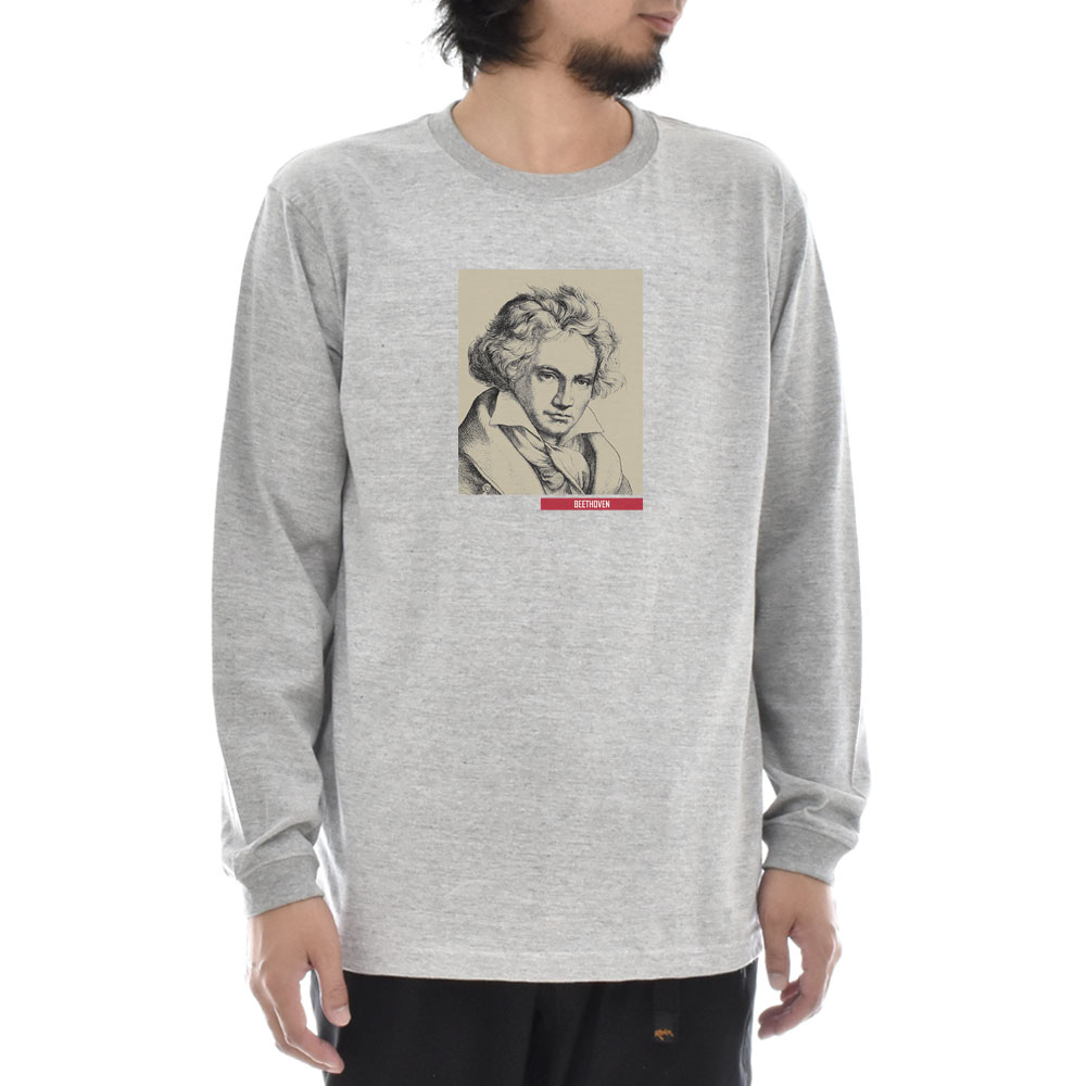 ベートーヴェン ベートーベン Tシャツ イラストレーション ライフ イズ