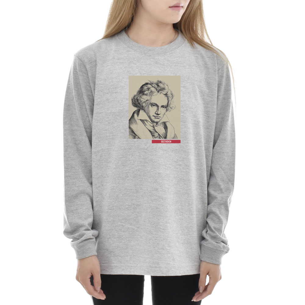 ベートーヴェン ベートーベン Tシャツ イラストレーション ライフ イズ