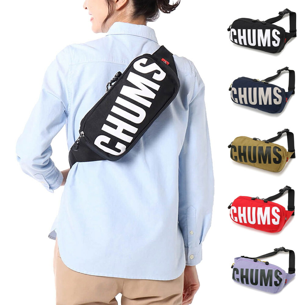 チャムス CHUMS バッグ リサイクルチャムスウエストバッグ ボディバッグ ヒップバッグ メンズ レディース CH60-3274【サステナブル素材】【リサイクル素材】