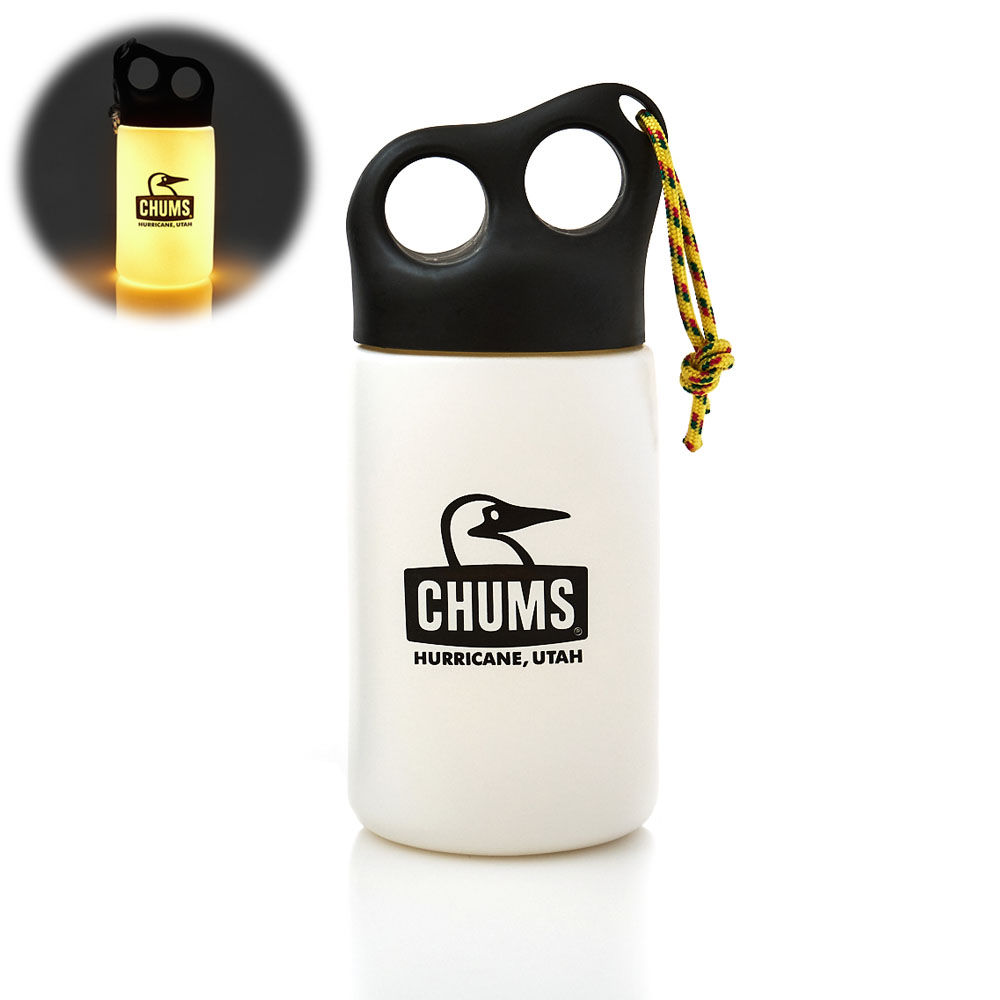 チャムス CHUMS キャンパーボトルLEDライト ランタン ステンレスボトル風ランタン アウトドア キャンプ ソロキャンプ Camper Bottle LED Light CH62-1741 | CHUMS
