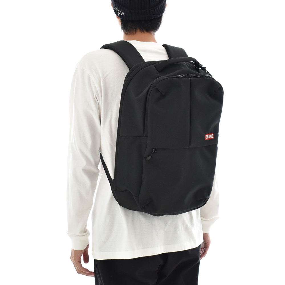 チャムス CHUMS リュック エスエルシー アフタヌーン デイパック SLC Afternoon Day Pack CH60-3850 メンズ レディース 男女兼用 ビジネス 通勤 通学 黒 | CHUMS