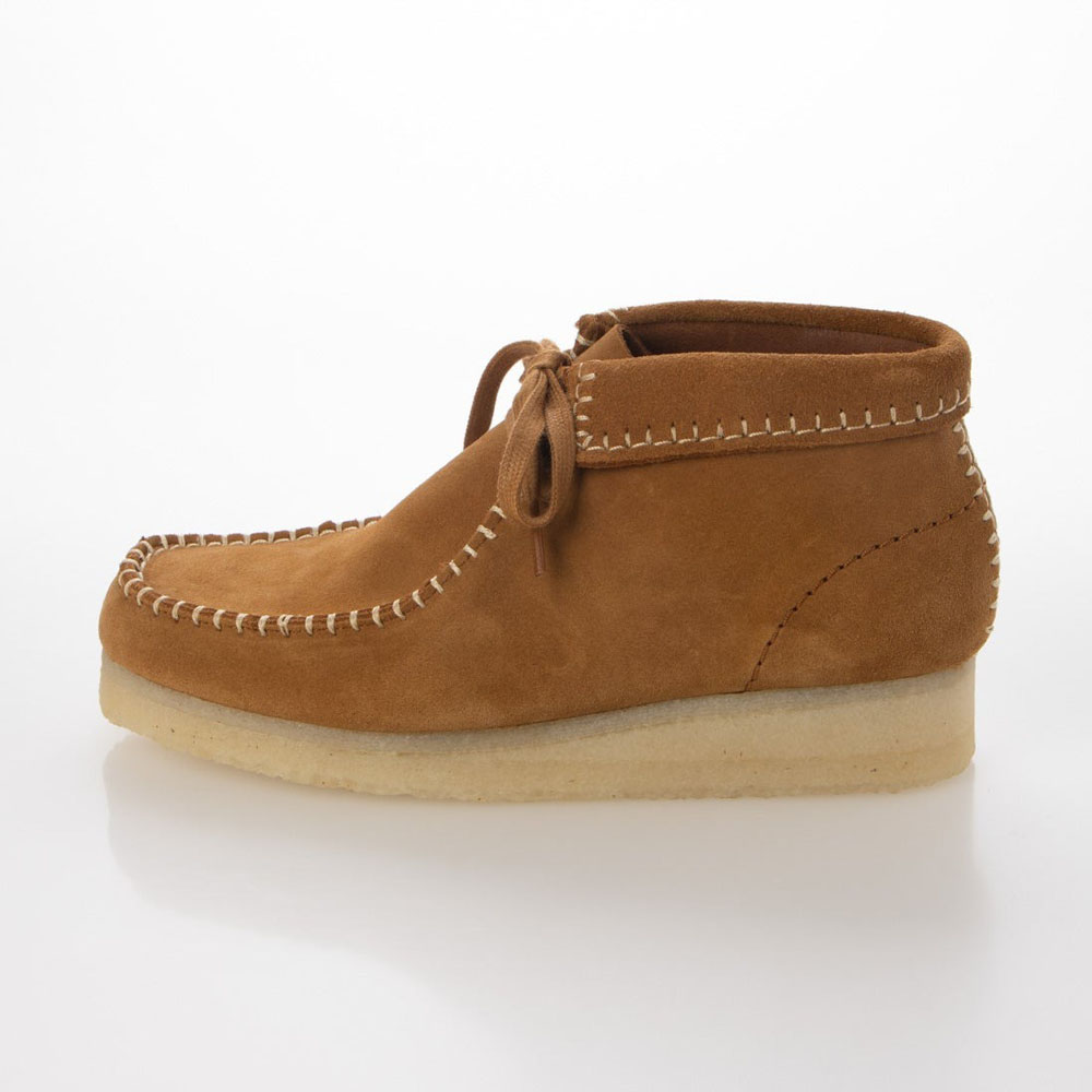 美品　Clarks クラークス　スエード　ワラビー　25cm Clarks（クラークス） ワラブーツステッチ WallaBt Stitch レディース