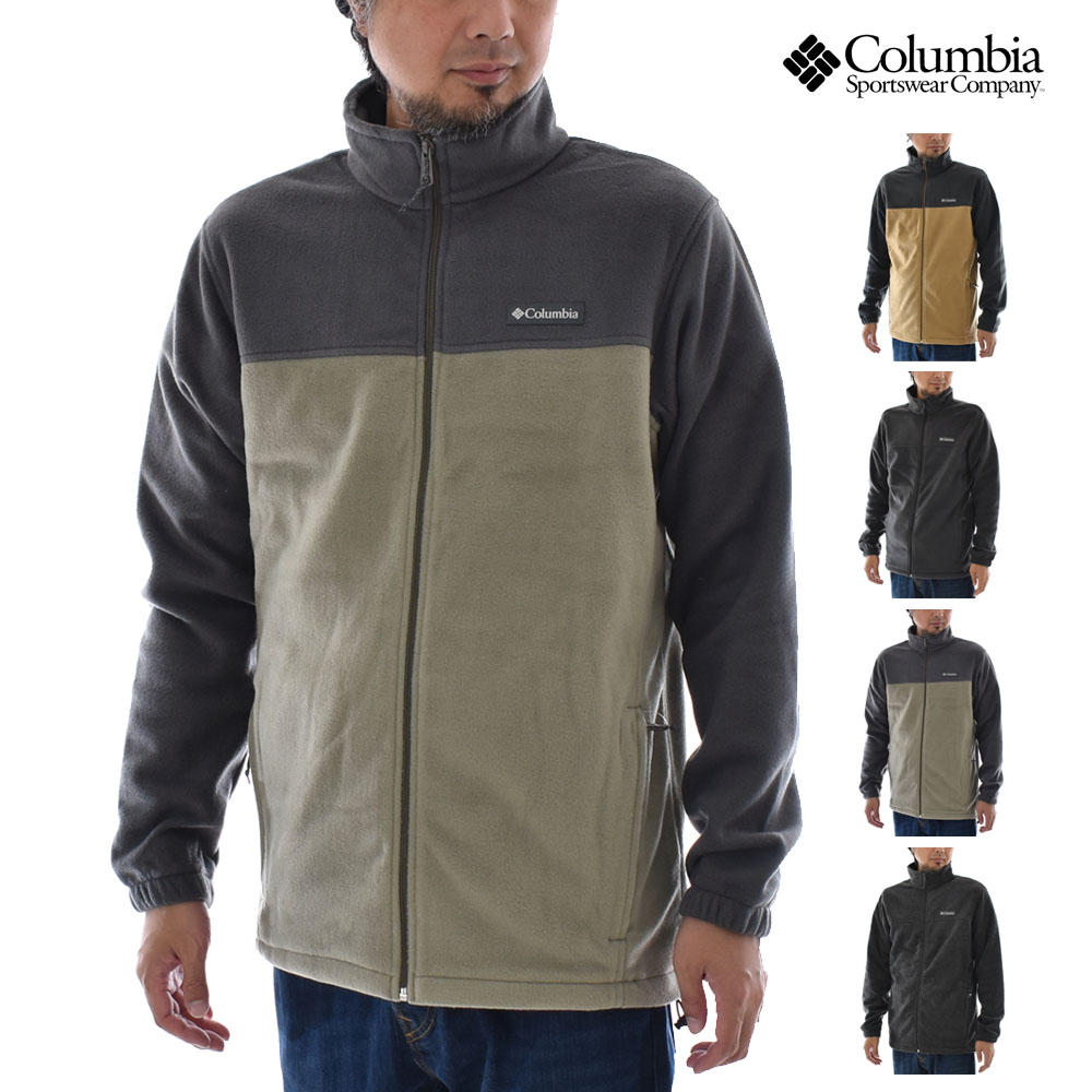 (取寄) コロンビア メンズ ビッグ アンド トール スティーンズ マウンテン フル ジップ 2.0 ジャケット Columbia men Big & Tall Steens Mountain Full Zip 2.0 Jacket Black Columbia（コロンビア） フリース フリースジャケット スティーンズ
