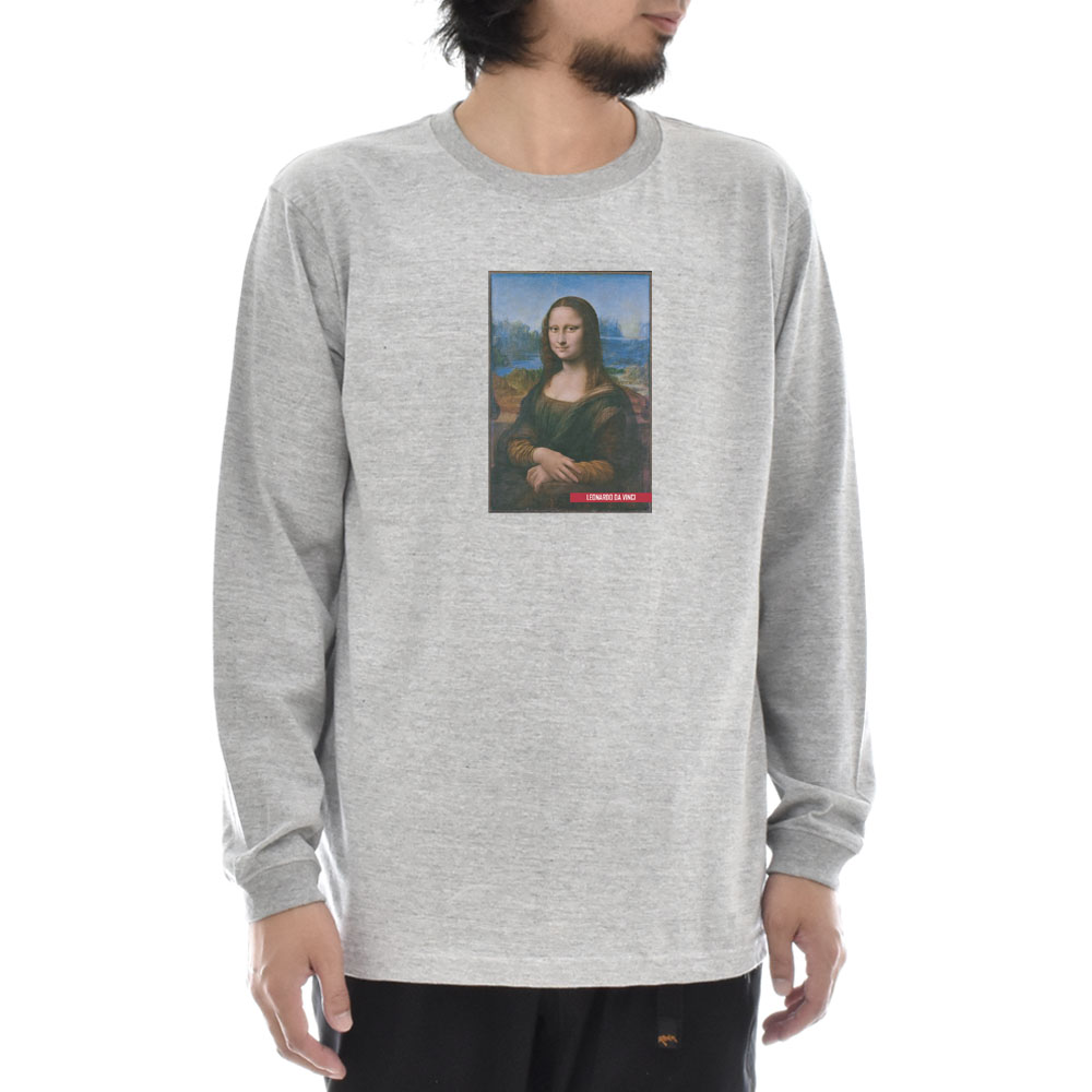 モナリザ Tシャツ カラー レオナルドダヴィンチ ライフ イズ アート